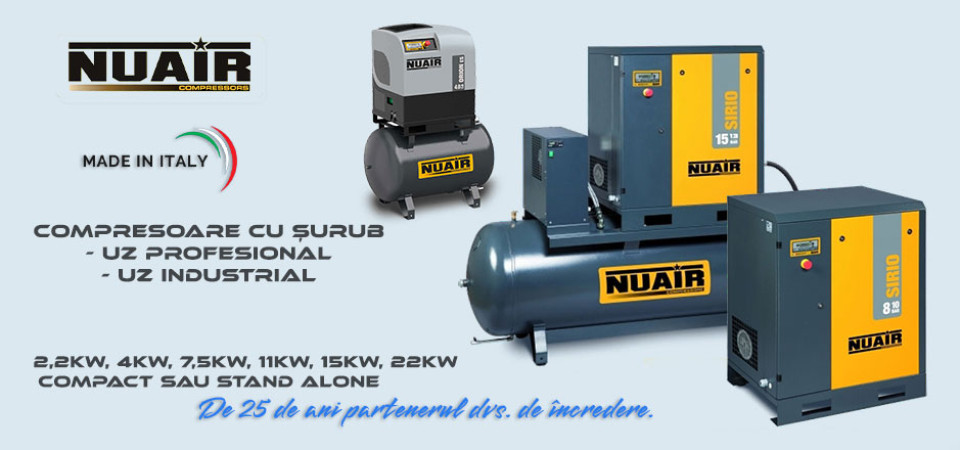 Compresoare cu surub Nuair