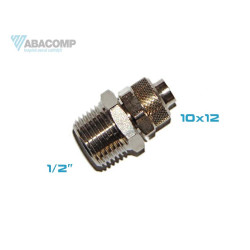 RACORD DREPT FILET EXTERIOR 1/2 PENTRU FURTUN 12X10 RACORD DREPT FILET EXTERIOR 1/2 PENTRU FURTUN 12X10