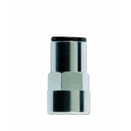 STRAIGHT THREADED ADAPTOR FEMALE 1/4 D6