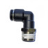 PNEUMATIC L TYPE ELBOW CONNECTOR MALE 1/4 D6