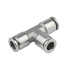 PNEUMATIC METAL T TYPE CONNECTOR D14