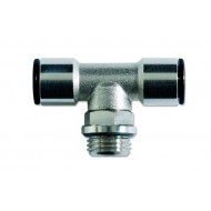 PNEUMATIC T MALE ROTATIG THREAD 1/4 CONNECTOR D10