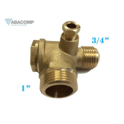 SUPAPA DE SENS COMPRESOR FILET 1 EXT 3/4 EXT SUPAPA DE SENS COMPRESOR FILET 1 EXT 3/4 EXT