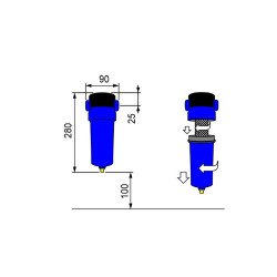 FILTRU CONDENS 0.01 MICORN FILET 3/4 FILTRU CONDENS 0.01 MICORN FILET 3/4