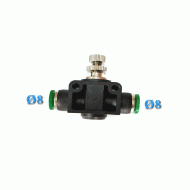 BIDIRECTIONAL FLOW REGULATOR FOR 8mm HOSE
