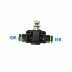 DROSEL PNEUMATIC BIDIRECTIONAL PENTRU FURTUN D8 DROSEL PNEUMATIC BIDIRECTIONAL PENTRU FURTUN D8