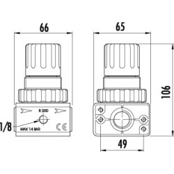 REGULATOR DE PRESIUNE AER COMPRIMAT CU MANOMETRU 1/2" REGULATOR DE PRESIUNE AER COMPRIMAT CU MANOMETRU 1/2"