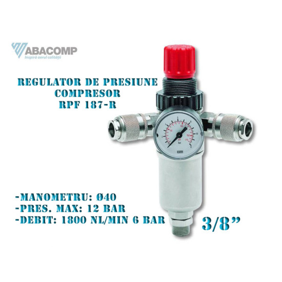 REGULATOR PRESIUNE AER COMPRESOR RPF 187-R GAV