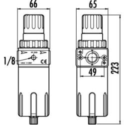 FILTRU CONDENS CU REGULATOR DE PRESIUNE SI MANOMETRU FILET INT. 1/2 FILTRU CONDENS CU REGULATOR DE PRESIUNE SI MANOMETRU FILET INT. 1/2