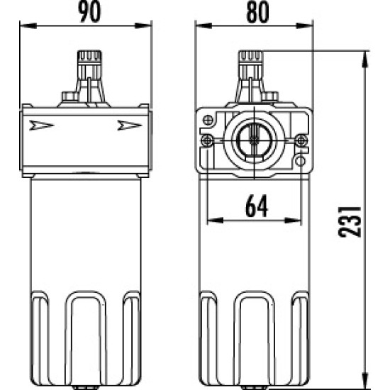 PNEUMATIC LUBRICATOR L 300 GAV PNEUMATIC LUBRICATOR L 300 GAV